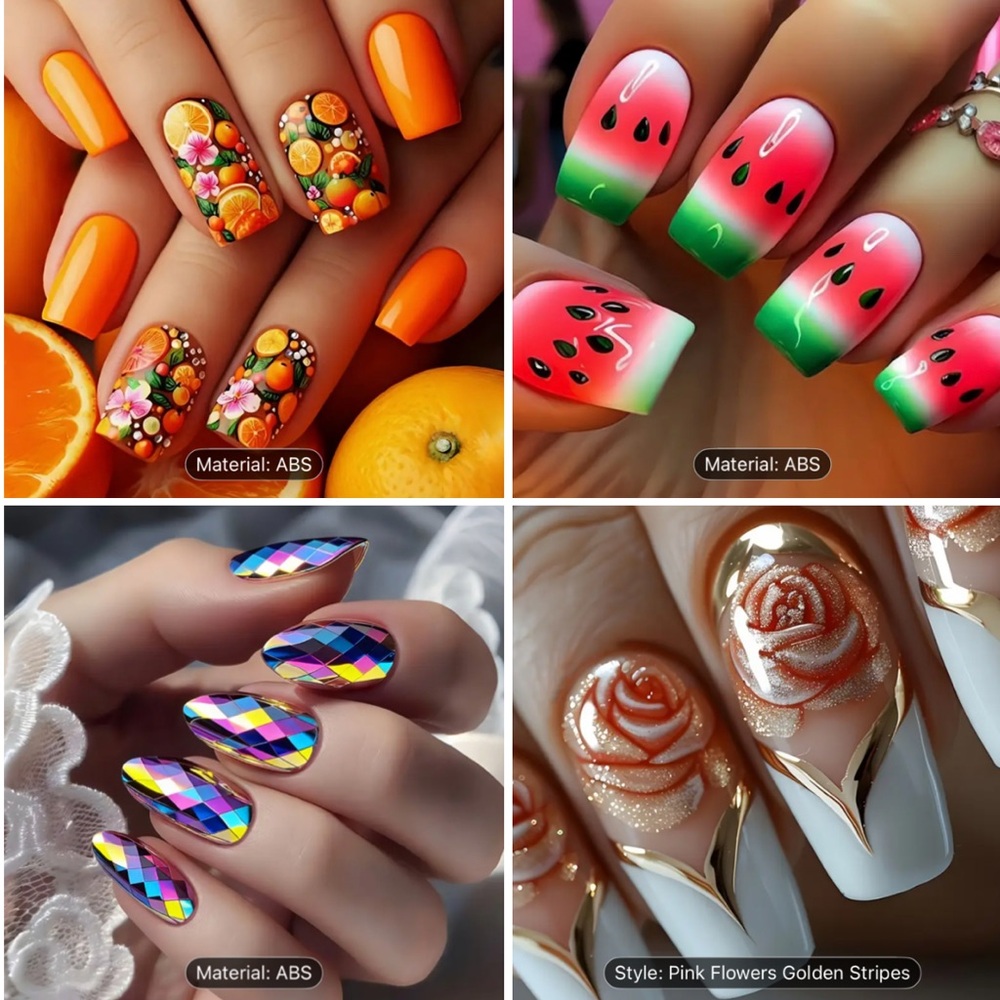 Colorful Nail Art Set